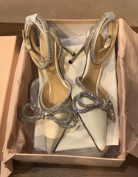 dress shoes 105cm high heels pointed toe wraps around ankle strap glitter double bow crystalembellished glittered pumps mach satin shoes 230, Black
dress shoes 105cm high heels pointed toe wraps around ankle strap glitter double bow crystalembellished glittered pumps mach satin shoes 230, Black