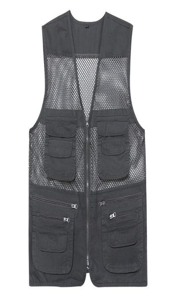 casual loose cotton men vest vneck mesh zipper sleeveless mens jacket spring summer male vest with many pockets 2203166706128, White;black
casual loose cotton men vest vneck mesh zipper sleeveless mens jacket spring summer male vest with many pockets 2203166706128, White;black