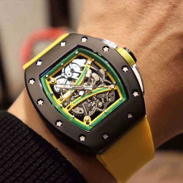 luxury mens mechanics watch richa wristwatch milles wine barrel watch millesr rm61-01 series automatic mechanical black pottery case tape
luxury mens mechanics watch richa wristwatch milles wine barrel watch millesr rm61-01 series automatic mechanical black pottery case tape