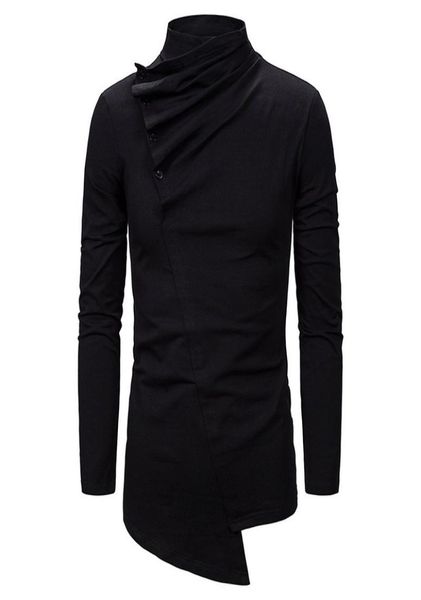 ebaihui 2021 autumn man shirts dark series men039s fashion pile collar oblique button design irregular cut slim longsleeved s8103032, White;black
ebaihui 2021 autumn man shirts dark series men039s fashion pile collar oblique button design irregular cut slim longsleeved s8103032, White;black