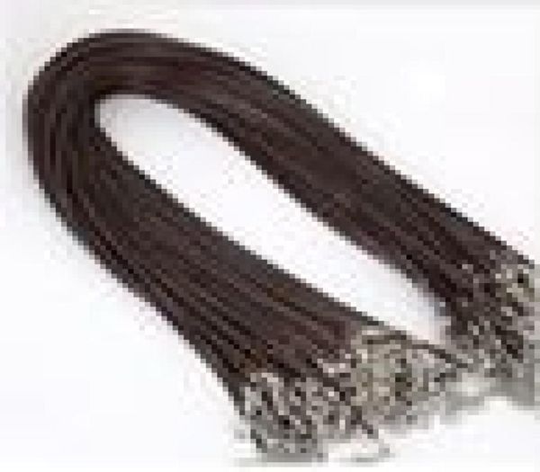 whole 100pcslot black coffee leather cord wax rope chain necklace lobster clasp diy jewelry accessories for pendant 455cm9759258
whole 100pcslot black coffee leather cord wax rope chain necklace lobster clasp diy jewelry accessories for pendant 455cm9759258