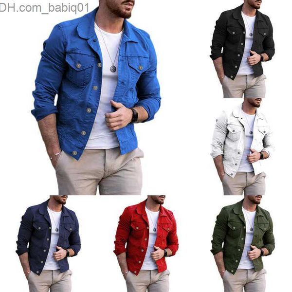 men's jackets jeans coats jacket spring and autumn denim jacket slim long-sleeved casual button-down outerwear solid color denim jacke, Black;brown
men's jackets jeans coats jacket spring and autumn denim jacket slim long-sleeved casual button-down outerwear solid color denim jacke, Black;brown
