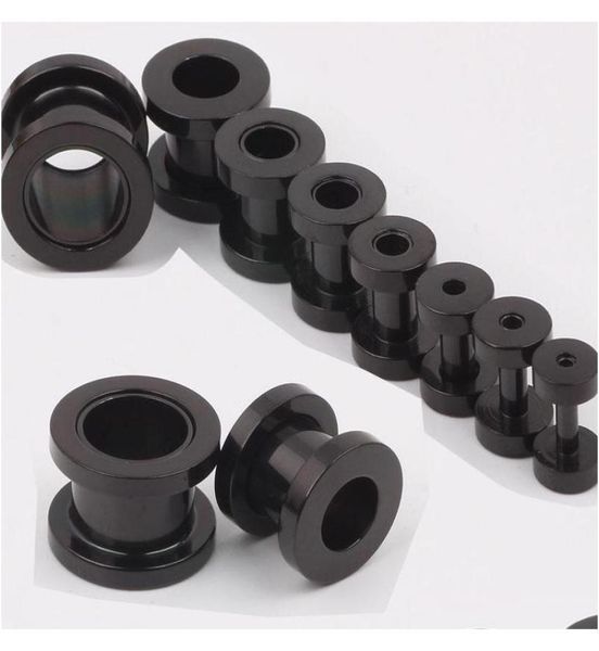 100pcslot mix 210mm stainless steel screw black ear plug flesh tunnel piercing body jewelry j80ue2988928, Silver
100pcslot mix 210mm stainless steel screw black ear plug flesh tunnel piercing body jewelry j80ue2988928, Silver