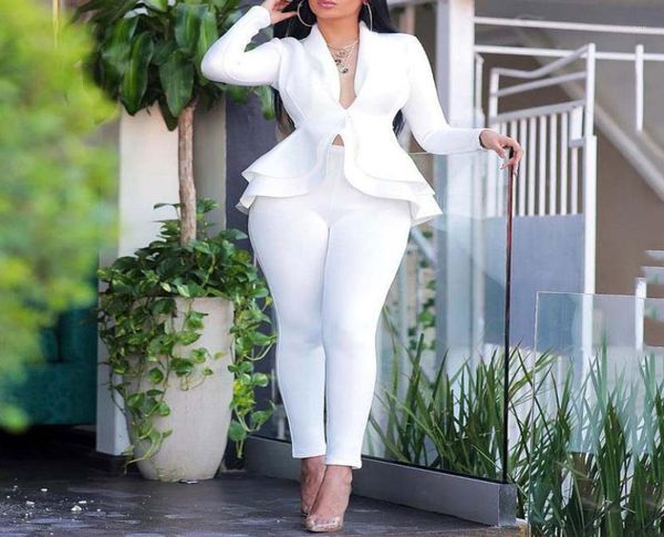 2020 autumn blazer set women ladies blazer ruffle women suits elegant women039s suit sets winter office lady pant suits for18267253, White;black
2020 autumn blazer set women ladies blazer ruffle women suits elegant women039s suit sets winter office lady pant suits for18267253, White;black