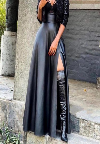 skirts elegant long skirt stylish maxi solid color fashion faux leather women6262027, Black
skirts elegant long skirt stylish maxi solid color fashion faux leather women6262027, Black