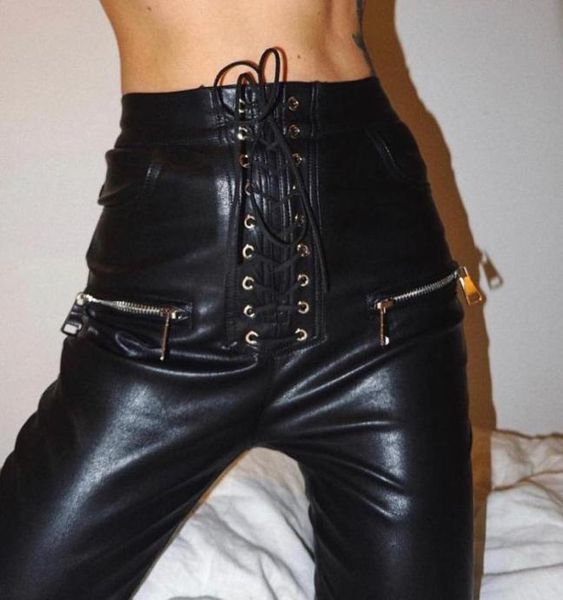 women039s pants capris black zipper pu leather pencil womens lace up high waist slim skinny streetwear autumn casual trousers9172607, Black;white
women039s pants capris black zipper pu leather pencil womens lace up high waist slim skinny streetwear autumn casual trousers9172607, Black;white