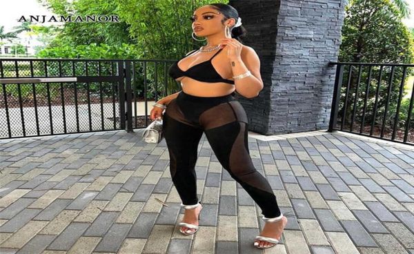 women039s two piece pants anjamanor mesh leggings and bikini two piece set club outfits for women matching sets ladies2705766, White
women039s two piece pants anjamanor mesh leggings and bikini two piece set club outfits for women matching sets ladies2705766, White