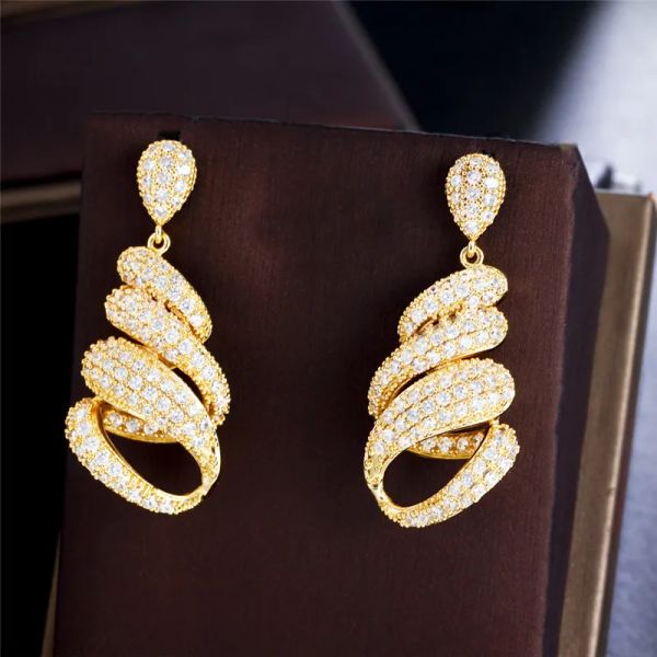luxury charm dangle earrings cubic zirconia gold snake shape diamond designer earring for woman party copper plated silver south american br, Golden
luxury charm dangle earrings cubic zirconia gold snake shape diamond designer earring for woman party copper plated silver south american br, Golden