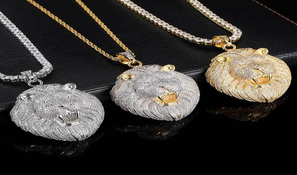 hiphop full diamond lion head pendant copper inlaid zircon personality men039s necklace jewelry4637027, Silver
hiphop full diamond lion head pendant copper inlaid zircon personality men039s necklace jewelry4637027, Silver