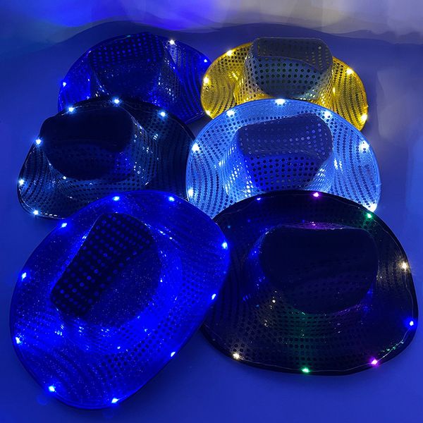 party hats space cowgirl led hat flashing light up sequin cowboy hats luminous caps halloween costume
party hats space cowgirl led hat flashing light up sequin cowboy hats luminous caps halloween costume
