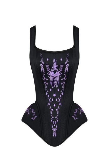 women halter neck waist bustier corset training bustier steel boned steampunk brocade embroidery overbust padded corset with 3820837, Black;white
women halter neck waist bustier corset training bustier steel boned steampunk brocade embroidery overbust padded corset with 3820837, Black;white