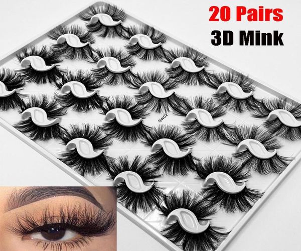 20 pairsbox mixed 3d faux mink false eyelashes natural thick long wispies lash reusable handmade bushy fluffy lashes1656320
20 pairsbox mixed 3d faux mink false eyelashes natural thick long wispies lash reusable handmade bushy fluffy lashes1656320