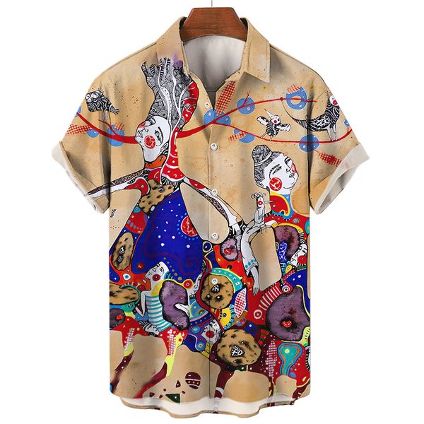 men's casual shirts hawaiian men's holiday beach floral shirt 3d handpainted print cropped oversized blouse designer clothing 230, White;black
men's casual shirts hawaiian men's holiday beach floral shirt 3d handpainted print cropped oversized blouse designer clothing 230, White;black