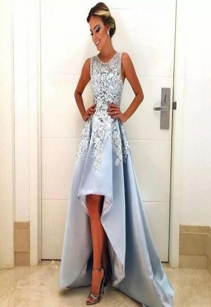 light sky blue high low elegant evening dresses 2020 new sleeveless lace aline satin short prom dresses formal party wear8705068, Black;red
light sky blue high low elegant evening dresses 2020 new sleeveless lace aline satin short prom dresses formal party wear8705068, Black;red