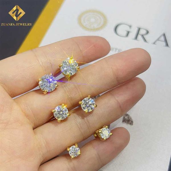 fashion jewelry luxury earrings set screw back gold plated 925 sterling silver vvs moissanite diamond stud earring, Golden
fashion jewelry luxury earrings set screw back gold plated 925 sterling silver vvs moissanite diamond stud earring, Golden