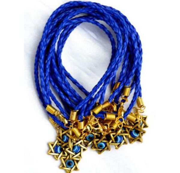 100pcs vintage gold kabbalah evil eye protection star of david bracelets charms woven leather cuff bracelet bangles punk jewelry g5796804, Golden;silver
100pcs vintage gold kabbalah evil eye protection star of david bracelets charms woven leather cuff bracelet bangles punk jewelry g5796804, Golden;silver