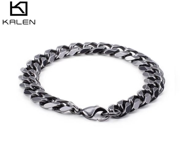 retro 316 stainless steel brushed link chain bracelets for men biker matte hand chain wrist wrap bracelets jewelry8716961, Black
retro 316 stainless steel brushed link chain bracelets for men biker matte hand chain wrist wrap bracelets jewelry8716961, Black