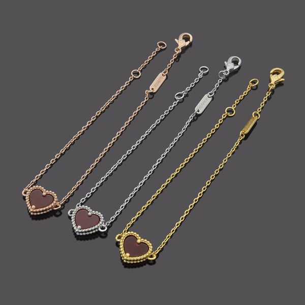 original luxury designer girls women heart red agate bracelets elegant love 18k gold silver rose bangles vc logo engrave bracelet fashion je, Golden;silver
original luxury designer girls women heart red agate bracelets elegant love 18k gold silver rose bangles vc logo engrave bracelet fashion je, Golden;silver