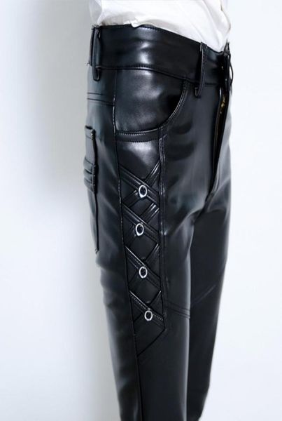 2020 young men with thick leather pants cultivate one039s morality foot trousers fashion pu leather pants9141741, Black
2020 young men with thick leather pants cultivate one039s morality foot trousers fashion pu leather pants9141741, Black