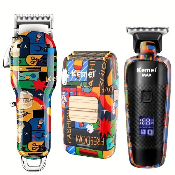 professional hair clipper set rechargeable electric razor fine cutter beard trimmer razor cordless hair cutting machine for men
professional hair clipper set rechargeable electric razor fine cutter beard trimmer razor cordless hair cutting machine for men