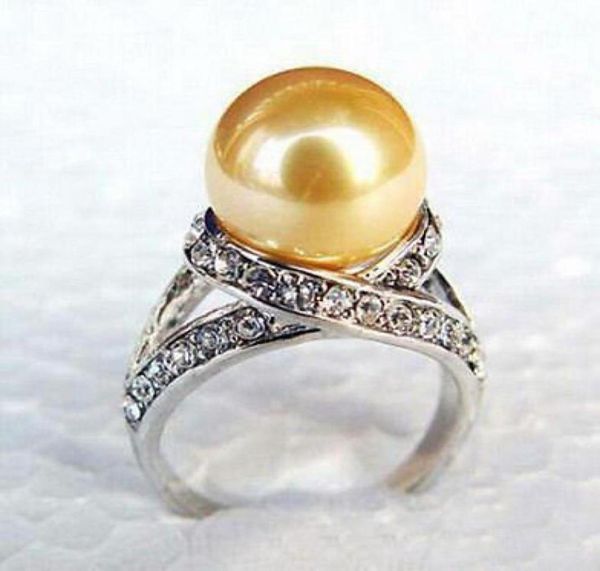 whole golden yellow south sea shell pearl white gold plated crystal ring size 678953533537839169, Golden;silver
whole golden yellow south sea shell pearl white gold plated crystal ring size 678953533537839169, Golden;silver