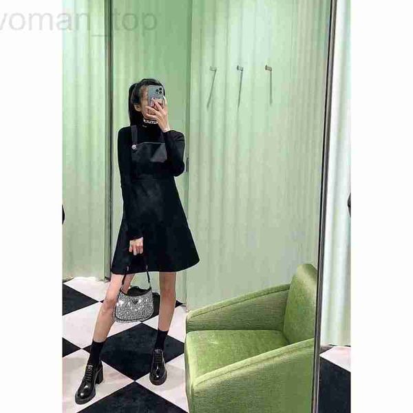 basic & casual dresses designer p family 23 early spring new classic nylon triangle decoration slim versatile crystal button cross strap dre, Black;gray
basic & casual dresses designer p family 23 early spring new classic nylon triangle decoration slim versatile crystal button cross strap dre, Black;gray