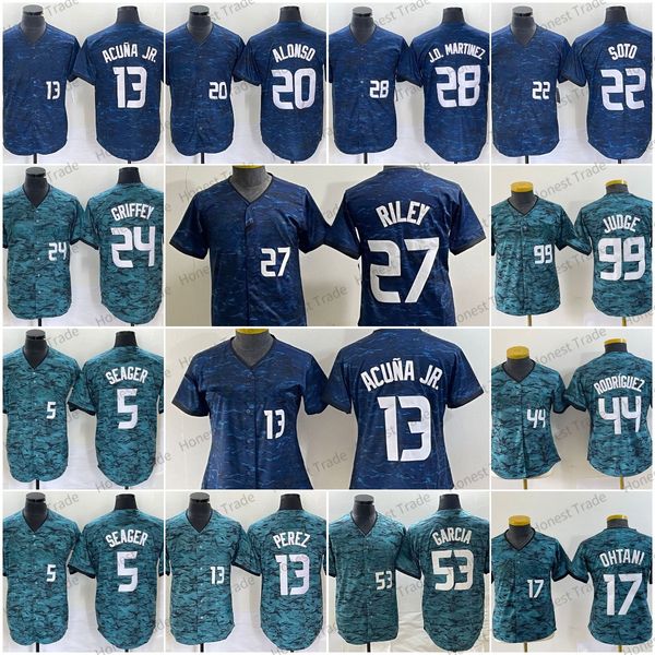 all star jersey baseball 17 shohei ohtani adolis garcia corey seage salvador perez judge ken griffey jr. teal navy blue new baseball jerseys, Blue;black
all star jersey baseball 17 shohei ohtani adolis garcia corey seage salvador perez judge ken griffey jr. teal navy blue new baseball jerseys, Blue;black