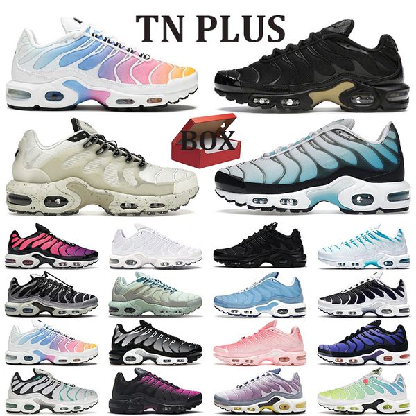 with box men women tn running shoes terrascape plus triple white black gold unity mint green silver citron tint mens trainer sneakers
with box men women tn running shoes terrascape plus triple white black gold unity mint green silver citron tint mens trainer sneakers