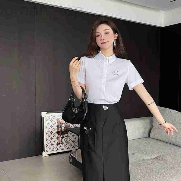 women's t-shirt designer p family letter printed polo collar short sleeve white shirt versatile professional dress 23 spring/summer new
women's t-shirt designer p family letter printed polo collar short sleeve white shirt versatile professional dress 23 spring/summer new
