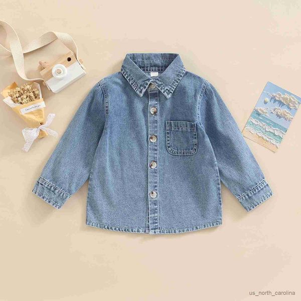 jackets infant kids baby boys denim jacket long sleeve lapel button closure pocket decor casual streetwear outer 18m-6t r230805, Blue;gray
jackets infant kids baby boys denim jacket long sleeve lapel button closure pocket decor casual streetwear outer 18m-6t r230805, Blue;gray