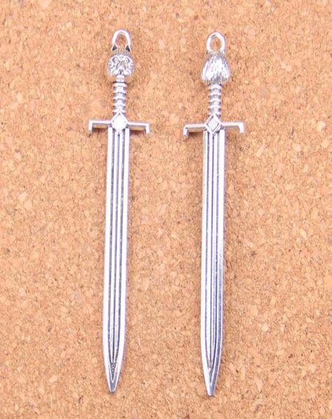 30pcs antique silver bronze plated sword cat charms pendant diy necklace bracelet bangle findings 6615mm6725163, Bronze;silver
30pcs antique silver bronze plated sword cat charms pendant diy necklace bracelet bangle findings 6615mm6725163, Bronze;silver