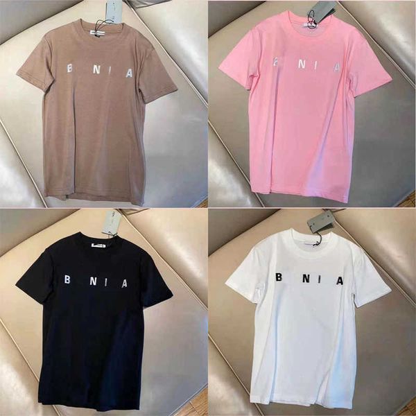 high-end new paris street printed letter t-shirt women's round collar short sleeve loose couple outfit men and women half sleeve, White
high-end new paris street printed letter t-shirt women's round collar short sleeve loose couple outfit men and women half sleeve, White