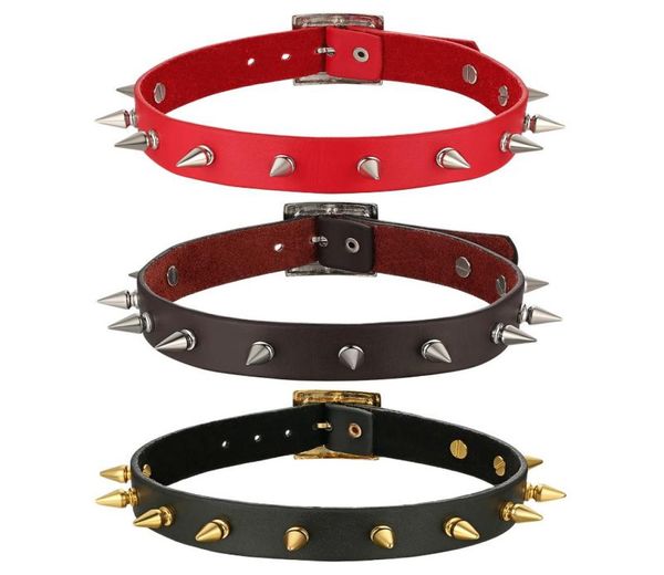 boniskiss 2020 new rock spike rivet choker belt collar leather goth necklace studded chocker necklace for woman man jewelry4179586, Golden;silver
boniskiss 2020 new rock spike rivet choker belt collar leather goth necklace studded chocker necklace for woman man jewelry4179586, Golden;silver