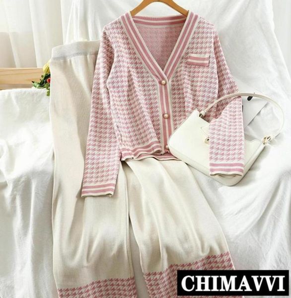 women039s tracksuits autumn fashion knitted pants suit loose cardigan sweater straight wide leg trousers houndstooth two piece 2983356336, Gray
women039s tracksuits autumn fashion knitted pants suit loose cardigan sweater straight wide leg trousers houndstooth two piece 2983356336, Gray