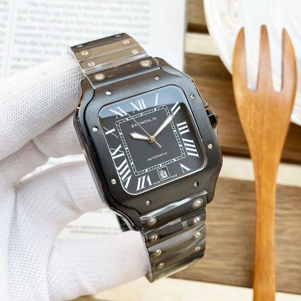 square fine men's watch high end fully automatic mechanical 2813 movement watches tempered treasure between wrists diameter 39mm wristw, Slivery;brown
square fine men's watch high end fully automatic mechanical 2813 movement watches tempered treasure between wrists diameter 39mm wristw, Slivery;brown