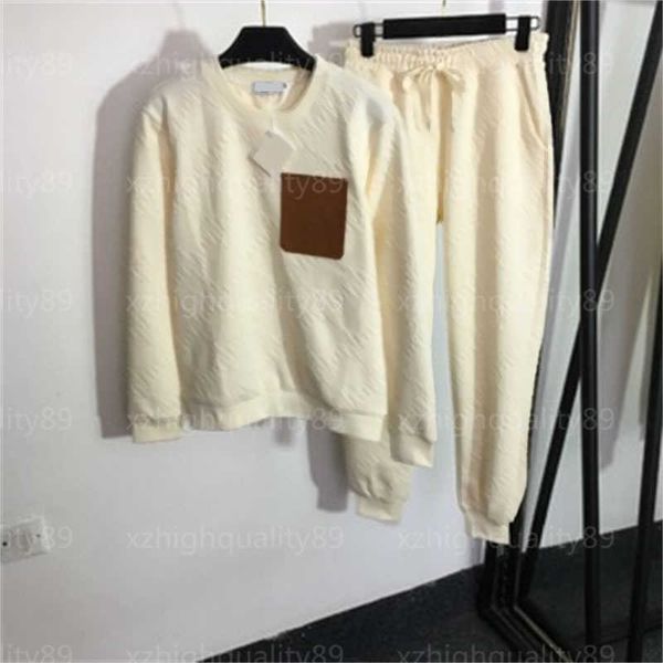 designer two piece pant set luxury womens suit patchwork pocket round neck long sleeve pullover sweatshirt casual sweatpants soft cozy desig, White
designer two piece pant set luxury womens suit patchwork pocket round neck long sleeve pullover sweatshirt casual sweatpants soft cozy desig, White