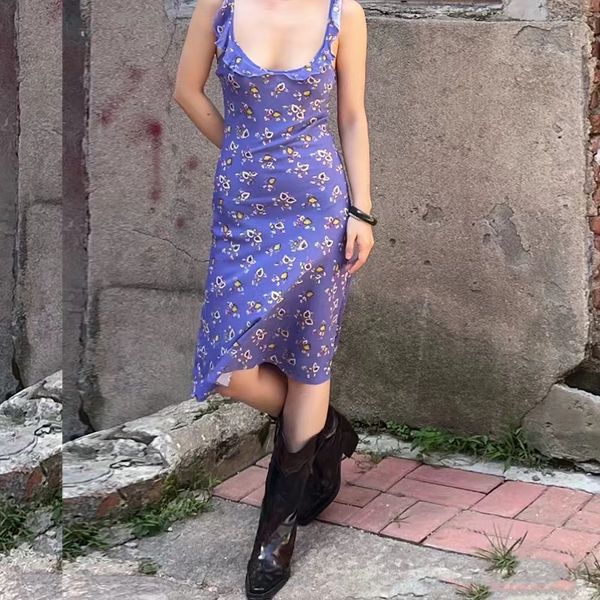 designer dress french women designer clothing mulberry silk purple floral ruffled edge silk suspender dress 8, Black;gray
designer dress french women designer clothing mulberry silk purple floral ruffled edge silk suspender dress 8, Black;gray