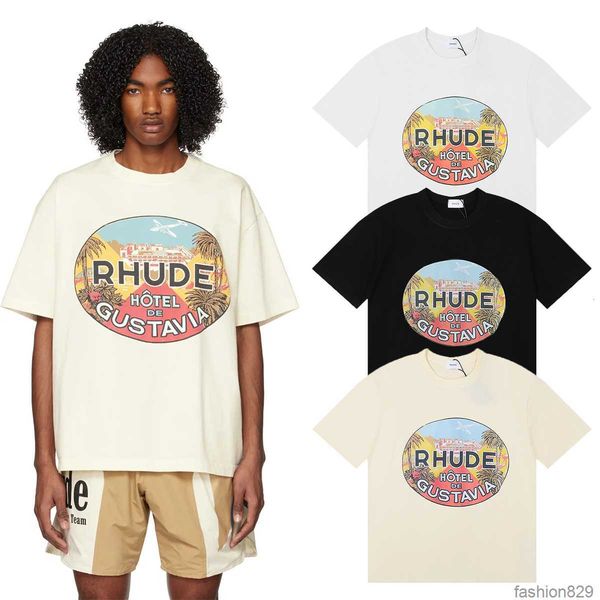 mens designer rhude t-shirt luxury tees fashion brand t shirts mens womens short sleeve summer casual streetwear clothing clothes, White;black
mens designer rhude t-shirt luxury tees fashion brand t shirts mens womens short sleeve summer casual streetwear clothing clothes, White;black