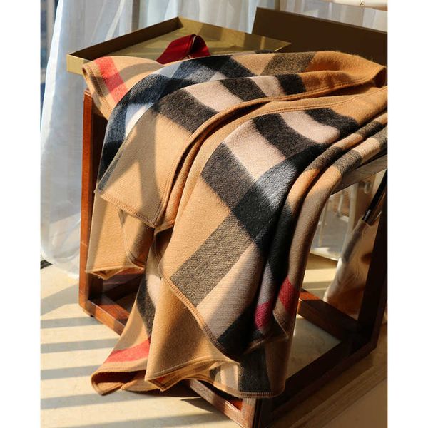 original wool b urbbry scarf thickened high luxury cashmere plaid cloak shawl dual purpose scarf coat women's street, Blue;gray
original wool b urbbry scarf thickened high luxury cashmere plaid cloak shawl dual purpose scarf coat women's street, Blue;gray
