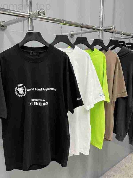 women's t-shirt designer high version b family paris new world grain wfp wheat ear printing loose os men's and women's t-shir, White
women's t-shirt designer high version b family paris new world grain wfp wheat ear printing loose os men's and women's t-shir, White