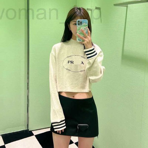 women's hoodies & sweatshirts designer high edition p family sweater 23 summer loose and slim waist short logo long sleeve round neck f, Black
women's hoodies & sweatshirts designer high edition p family sweater 23 summer loose and slim waist short logo long sleeve round neck f, Black