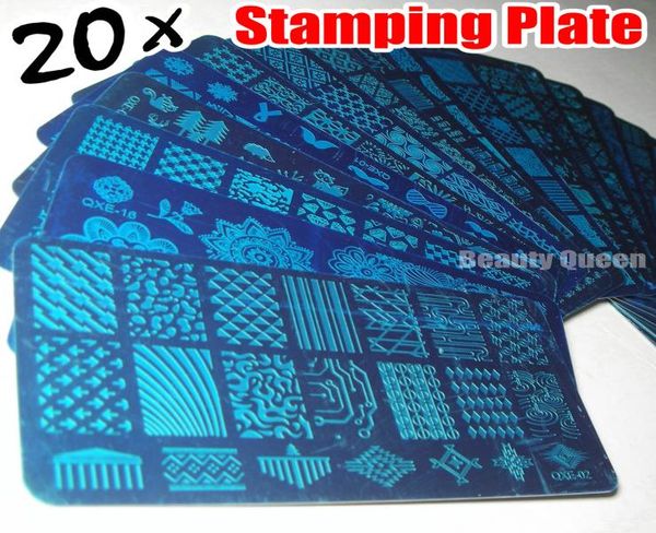 new 20pcs xl full nail stamping stamp plate full design image disc stencil transfer polish print template qxe01203970771, White
new 20pcs xl full nail stamping stamp plate full design image disc stencil transfer polish print template qxe01203970771, White