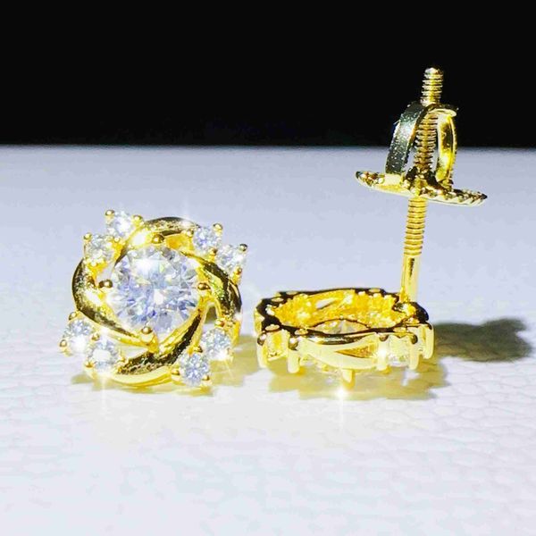 iced out jewelry hip hop moissanite earrings men vvs diamond 8mm flower earrings pass diamond tester, Golden
iced out jewelry hip hop moissanite earrings men vvs diamond 8mm flower earrings pass diamond tester, Golden