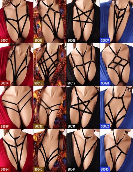 harness bra women strappy crop elastic lingerie pentagram body cage punk gothic adjust waist belt party rave clothing7952807, Black;white
harness bra women strappy crop elastic lingerie pentagram body cage punk gothic adjust waist belt party rave clothing7952807, Black;white