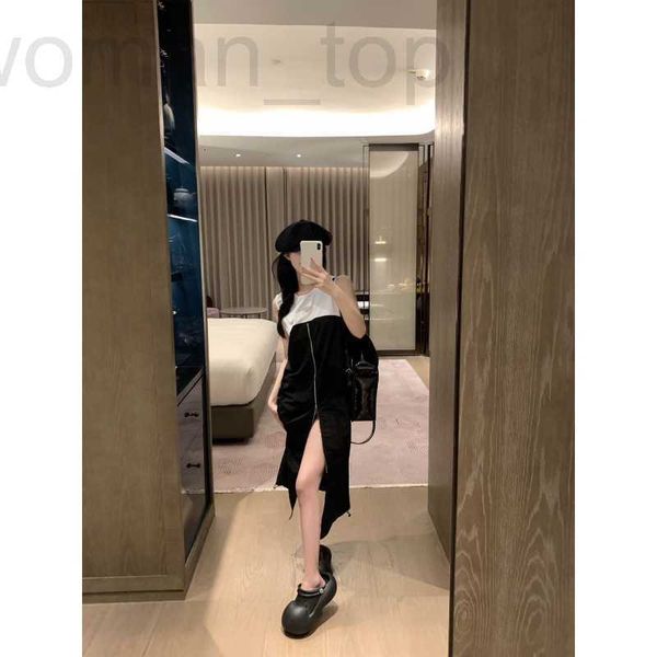 basic & casual dresses designer p family's 23 summer new style fashionable cool color matching workwear slim dress lnh1, Black;gray
basic & casual dresses designer p family's 23 summer new style fashionable cool color matching workwear slim dress lnh1, Black;gray