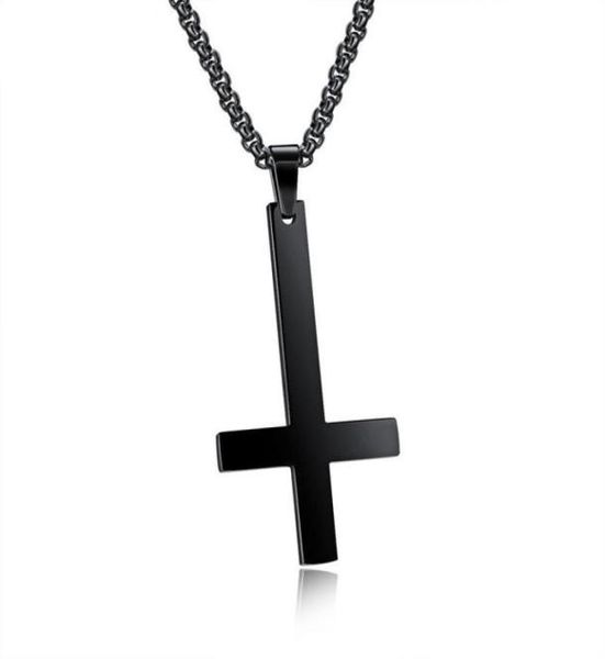 male black st peter's inverted pendant necklace for men stainless steel choker crux de sanctus petrus jewelry men necklace7100410, Silver
male black st peter's inverted pendant necklace for men stainless steel choker crux de sanctus petrus jewelry men necklace7100410, Silver