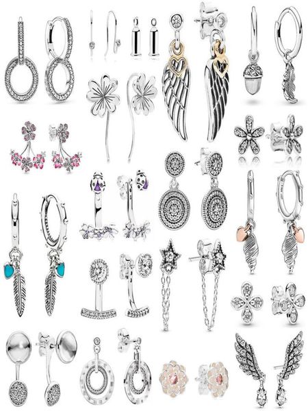 new fashion 925 silver stud earrings pendant for womens luxury original fit heart flower rose classic earrings ladies gifts diy3603830, Golden;silver
new fashion 925 silver stud earrings pendant for womens luxury original fit heart flower rose classic earrings ladies gifts diy3603830, Golden;silver