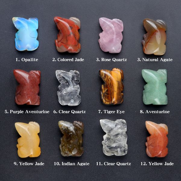 natural stone carving 1 inch little lizard crafts ornaments rose quartz crystal healing agate animal decoration, Black
natural stone carving 1 inch little lizard crafts ornaments rose quartz crystal healing agate animal decoration, Black
