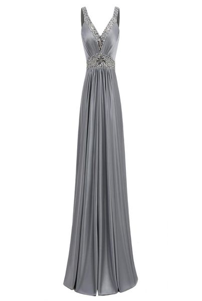 beaded v neck satin bridesmaid dresses 2019 floor length prom gowns lace up party dress gray4448722, White;pink
beaded v neck satin bridesmaid dresses 2019 floor length prom gowns lace up party dress gray4448722, White;pink