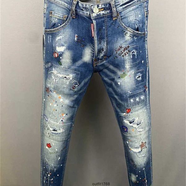dsquare d2 2023 new arrivals mens luxury designer denim jeans holes trousers coolguy biker pants clothin fbeiy22, Blue
dsquare d2 2023 new arrivals mens luxury designer denim jeans holes trousers coolguy biker pants clothin fbeiy22, Blue